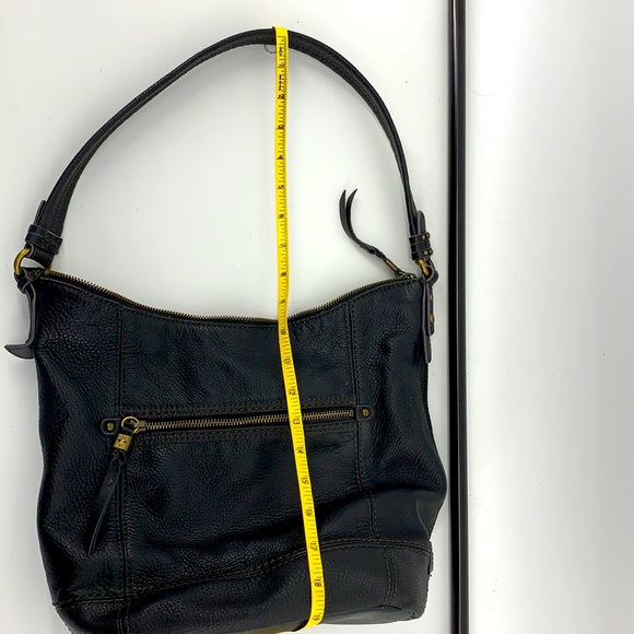 THE SAK Black Pebbled Leather Shoulder Bag - Picture 7 of 12